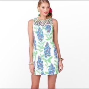 Lilly Pulitzer Ricci Lattice Mini Floral Dress